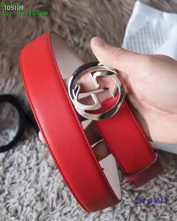 Gucci belt 34mm 95-125cm 8L03